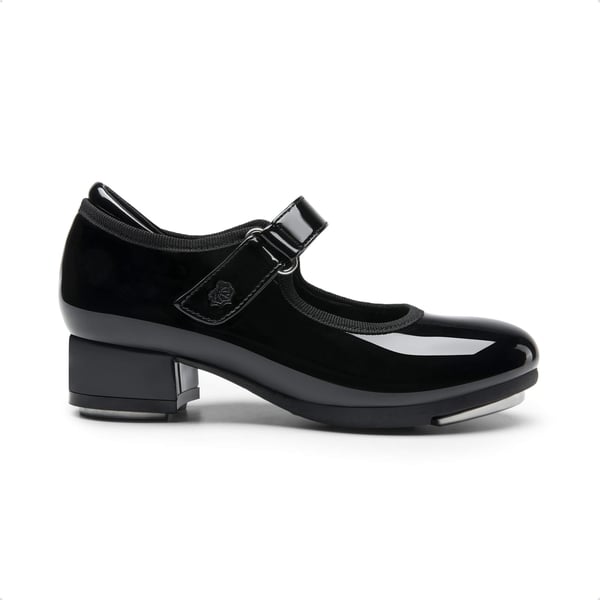 Girls' Mary Jane Tap Shoes - BLACK-PAT - 1